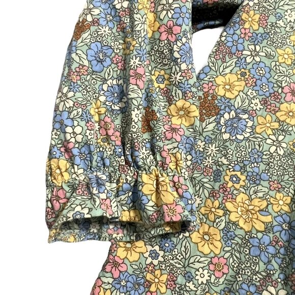 Bisby 5Y Floral Print Blouse Top - Picture 3 of 7